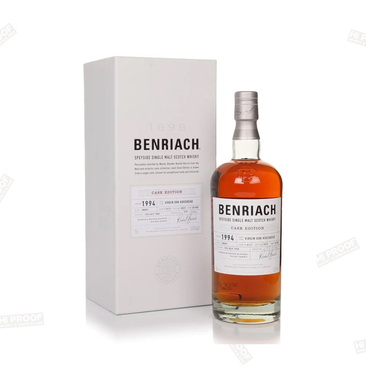Benriach 28 Year Old 1994 Cask 4006 Cask Edition - Tokaji Hogshead Single Malt Scotch Whisky 700ML - Hi Proof - Benriach