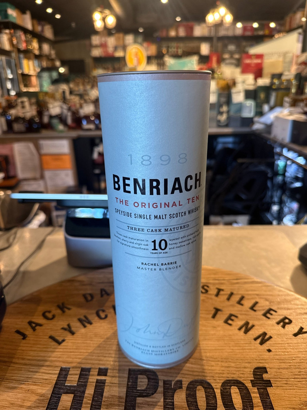 BENRIACH THE ORIGINAL TEN 10 YEARS SPEYSIDE SINGLE MALT WHISKY 750mL - Hi Proof - Benriach
