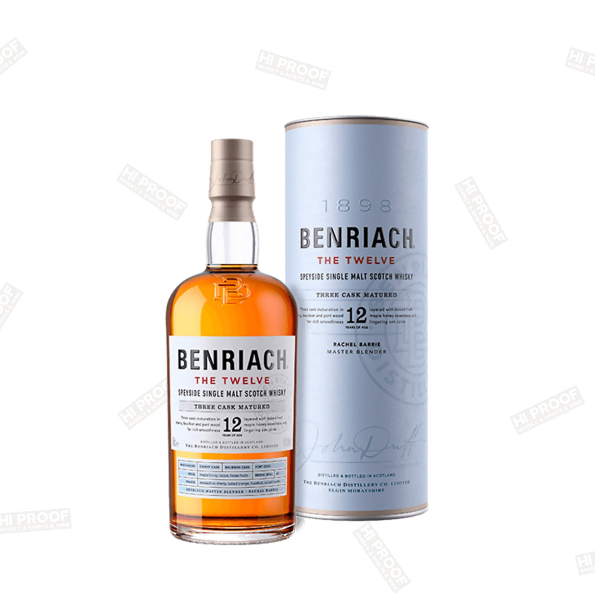 Benriach The Twelve Speyside Single Malt Scotch Whisky 750 ML - Hi Proof - Benriach