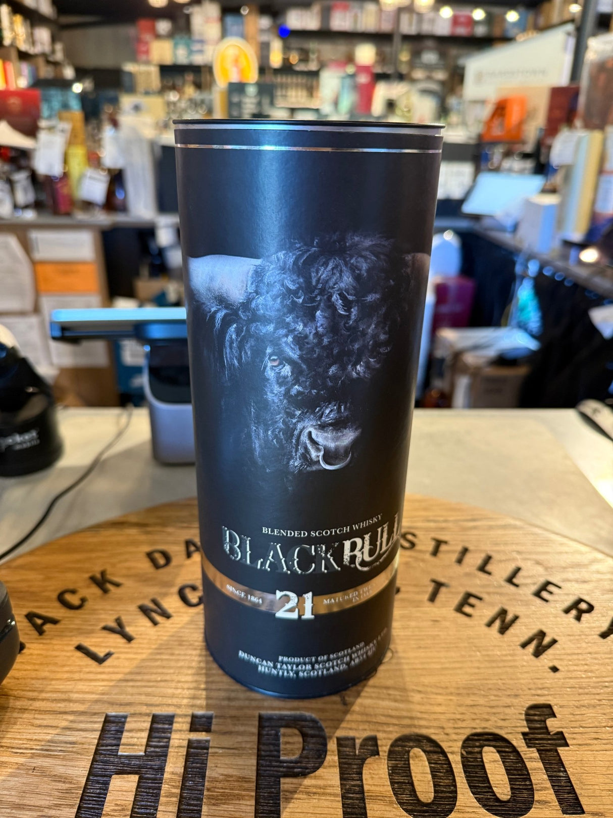 Black Bull Aged 21 Years Blended 50% Alc Blended Scotch Whisky 700mL - Hi Proof - Black Bull