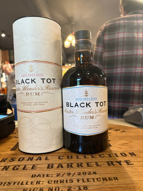 Black Tot Rum Master Blender's Reserve 2022 750ml 54.5% alc. - Hi Proof - Black Tot