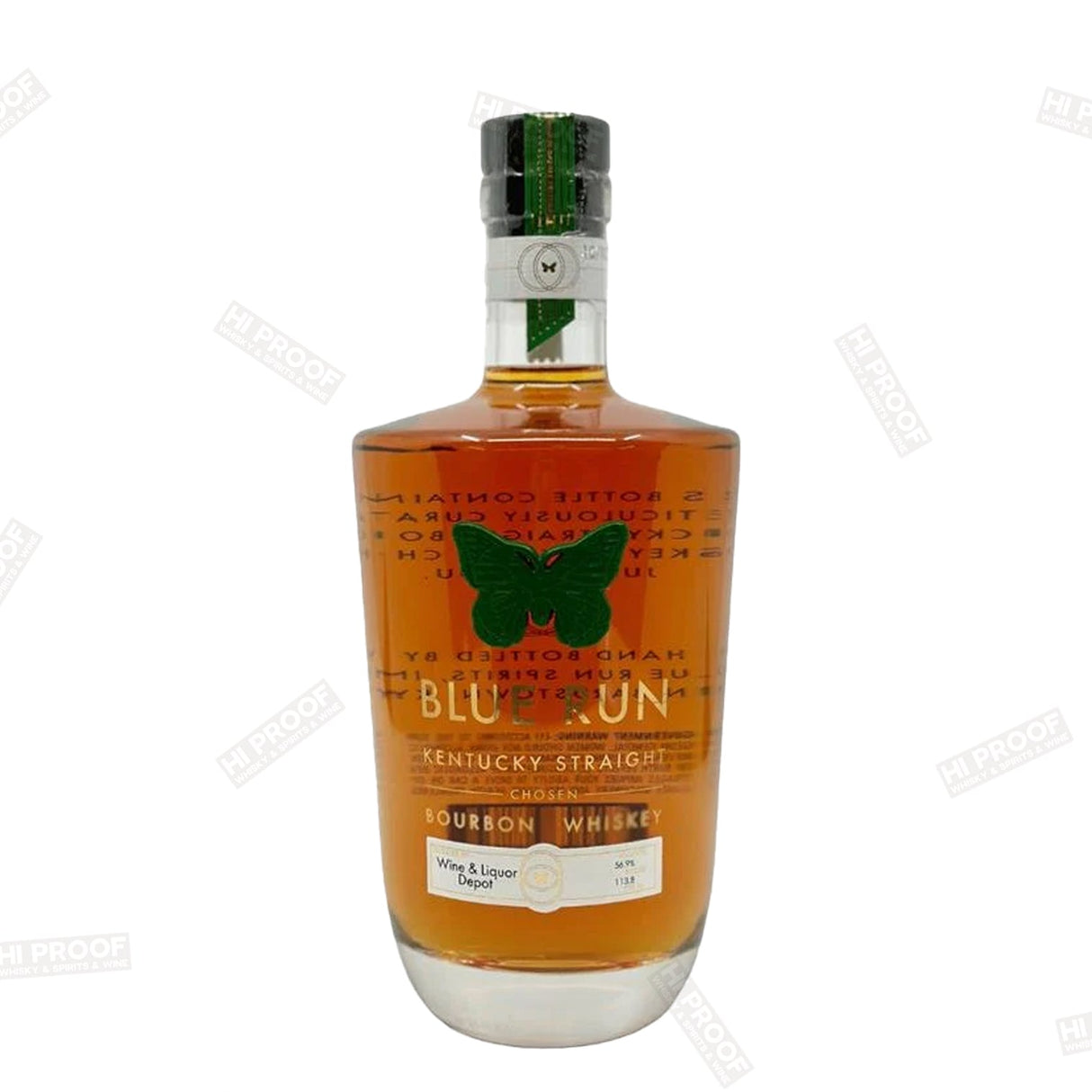 Blue Run Kentucky Straight 'Chosen' Single Barrel 113.8 Proof Bourbon Whiskey - Hi Proof - Blue Run