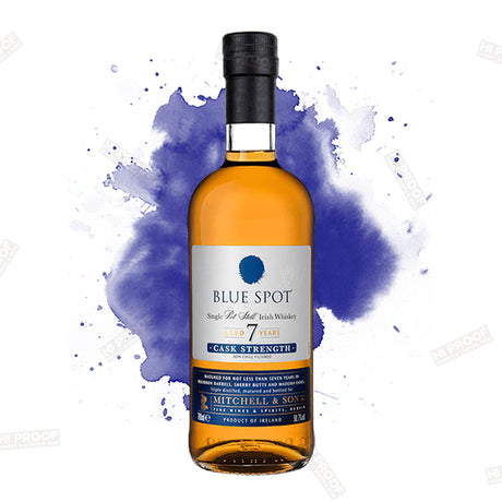 Blue Spot Irish Whiskey Cask Strength 7 Year Old 750ml - Hi Proof - Blue Spot