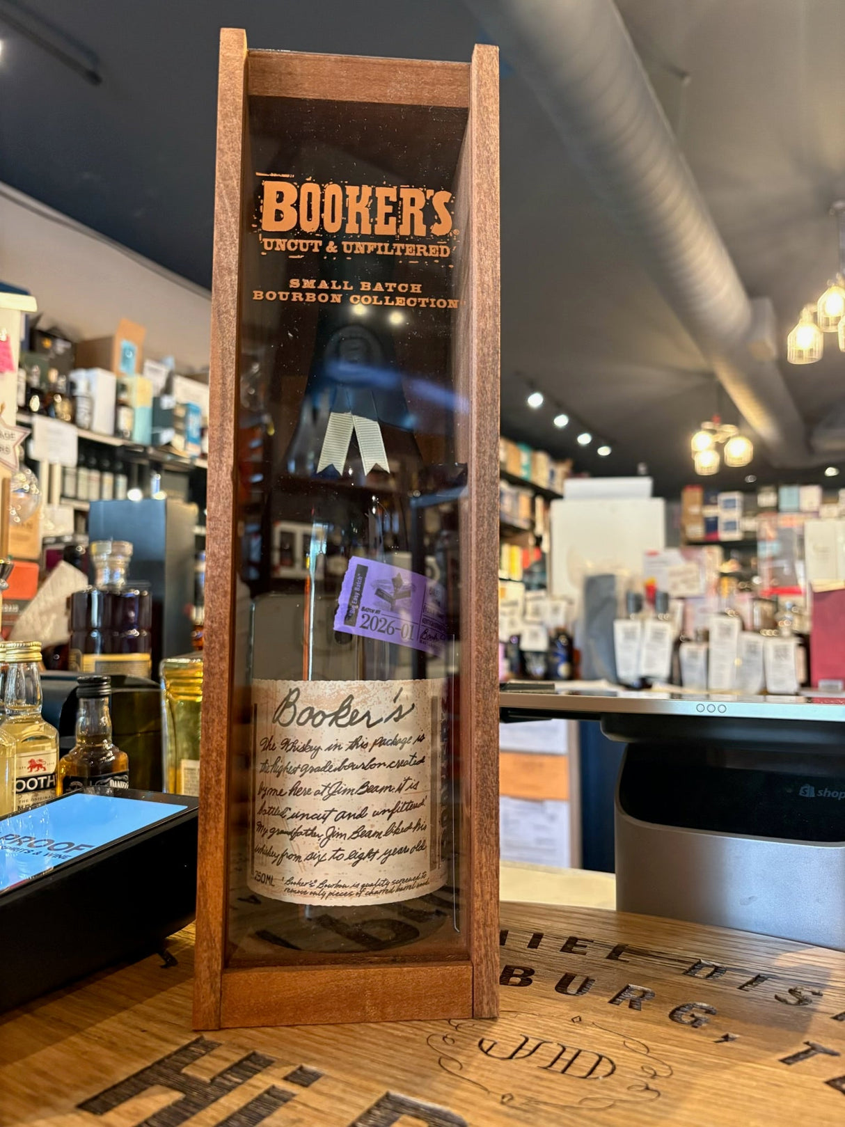 Booker's 2026-01 Bourbon Big Easy Batch Kentucky Straight Bourbon Whiskey 750ml Limited Small Batch - Hi Proof - Booker's