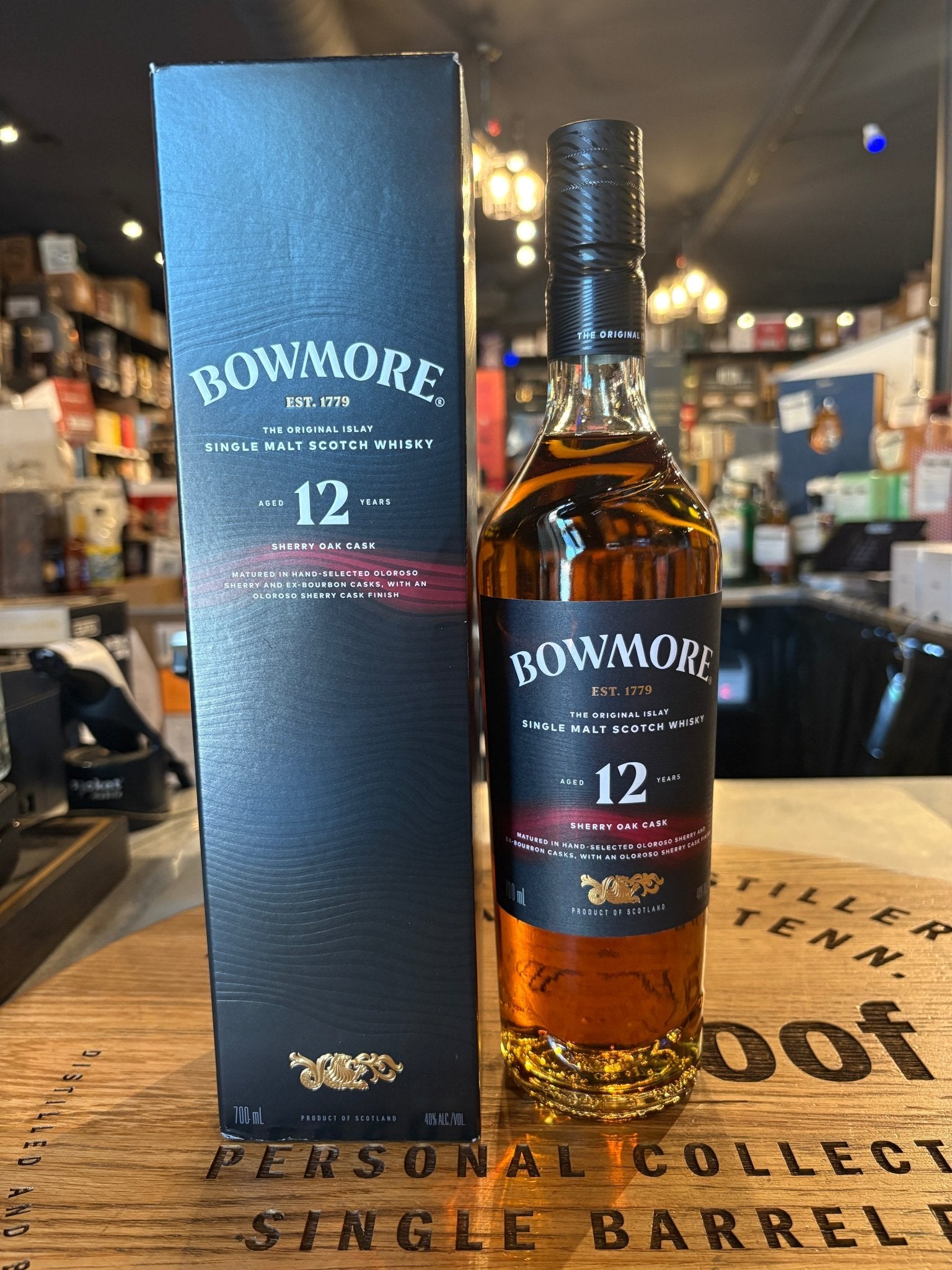Bowmore 12 Year Sherry Cask Islay Scotch – Hi Proof