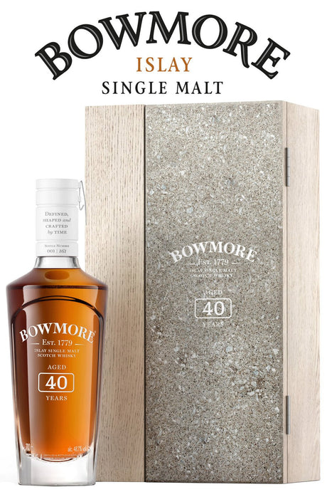 Bowmore Single Malt Scotch 40 years 2023 release - Hi Proof - Bowmore