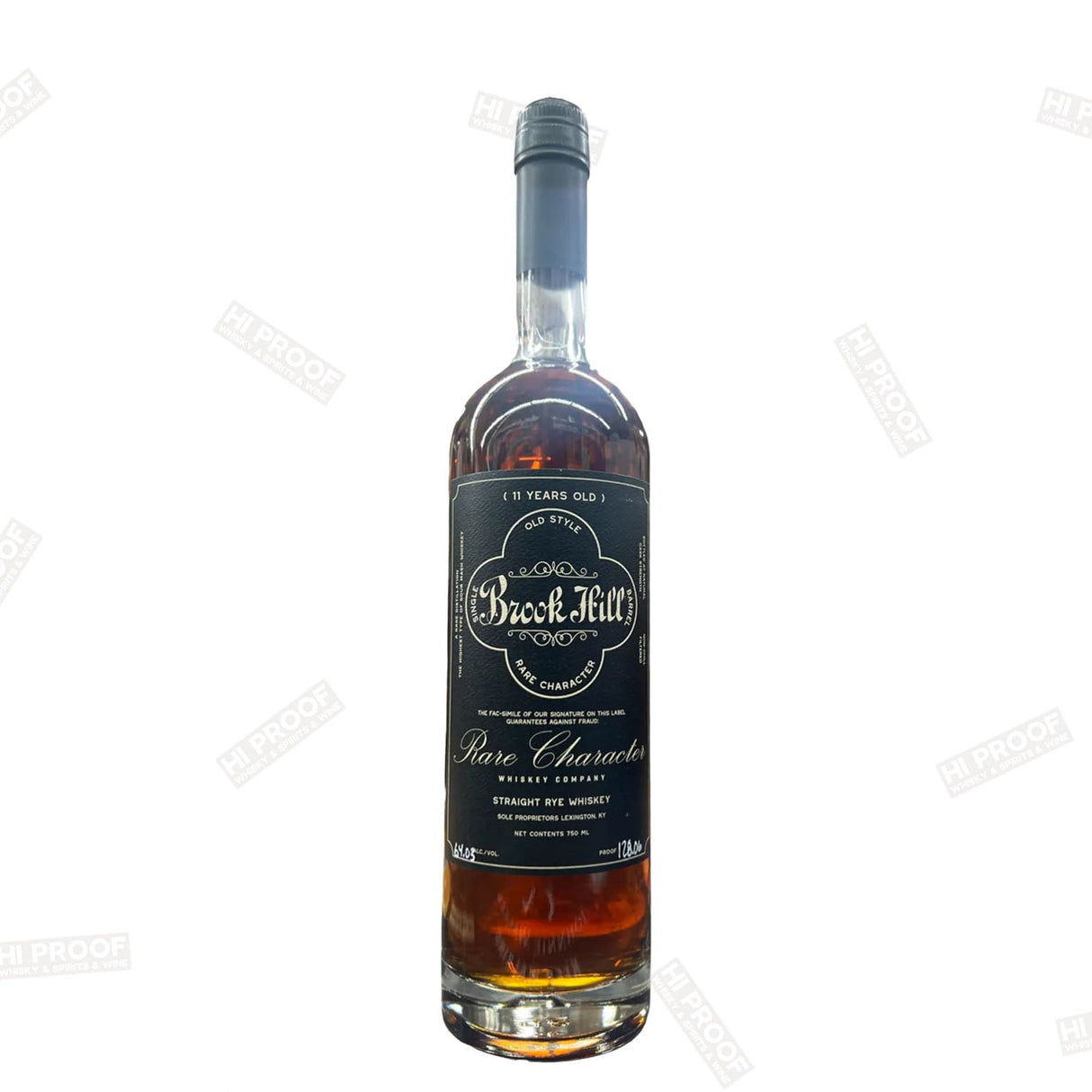 Brook Hill 11 Year Straight Rye Whiskey Cask Strength by Rare Character (128.06 Proof) - Hi Proof - Brook Hill