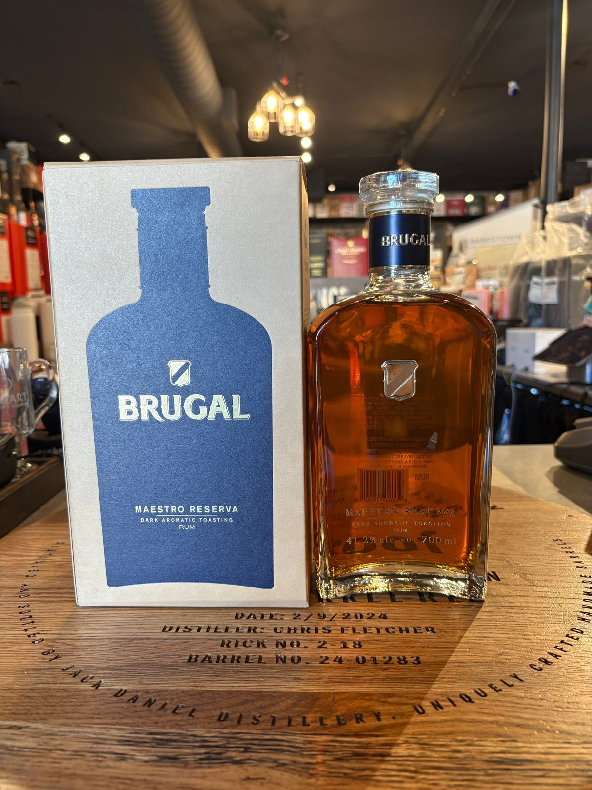 Brugal Maestro Reserva 82.4 Proof Rum 750mL - Hi Proof - Brugal