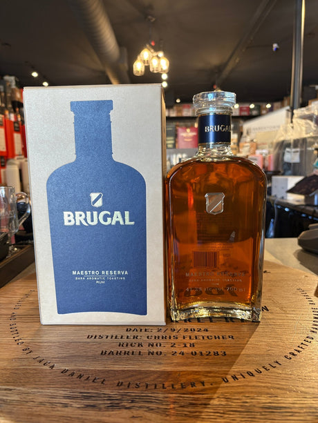Brugal Maestro Reserva 82.4 Proof Rum 750mL - Hi Proof - Brugal