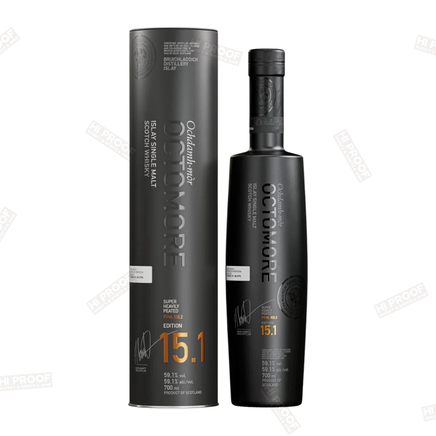 Bruichladdich Octomore 15.1 - Heavily Peated Whisky – Hi Proof