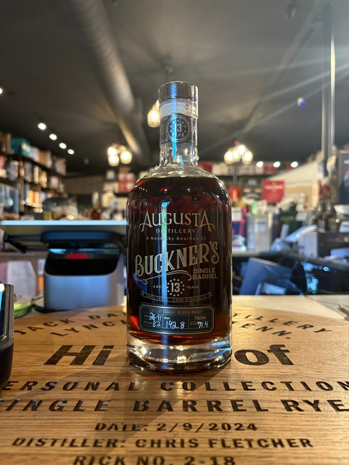Buckner's Single Barrel 13 Year 142.8 Proof Hi Proof Pick - Hi Proof - Augusta