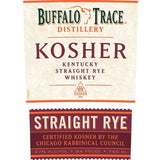 BUFFALO TRACE DISTILLERY KOSHER RYE RECIPE 750ml - Hi Proof - Buffalo Trace KOSHER