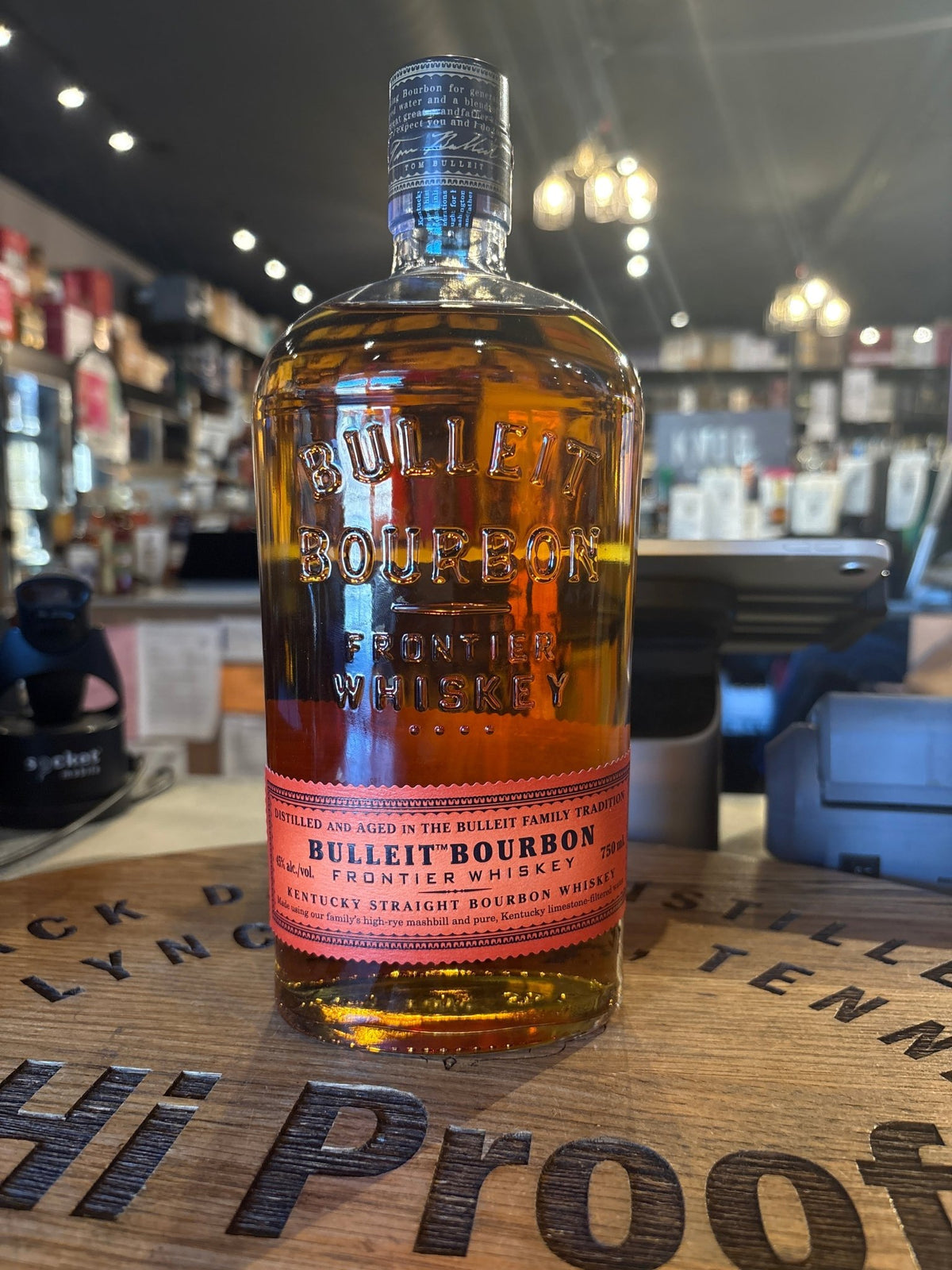 Bulleit Bourbon 90 Proof 750ml - Hi Proof - Bulleit