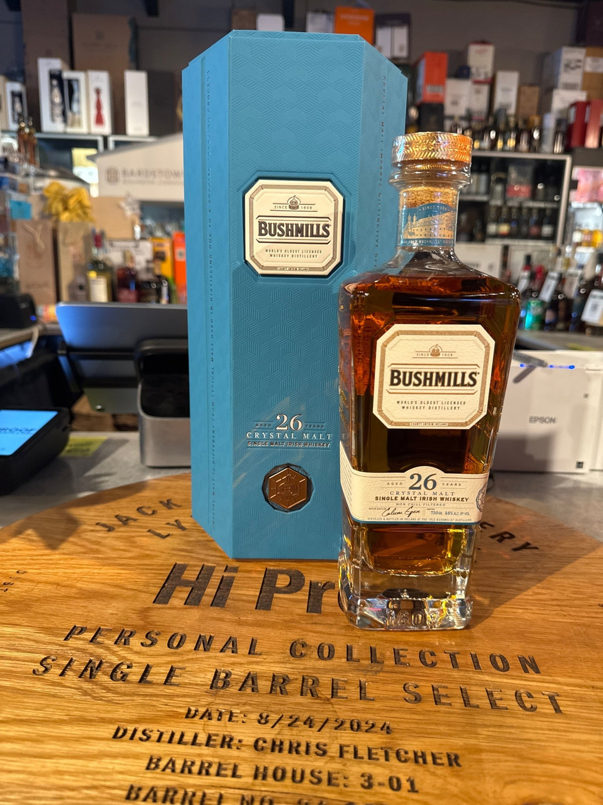 Bushmills 26 Year Crystal Malt Single Malt Whisky 750mL - Hi Proof - Bushmills