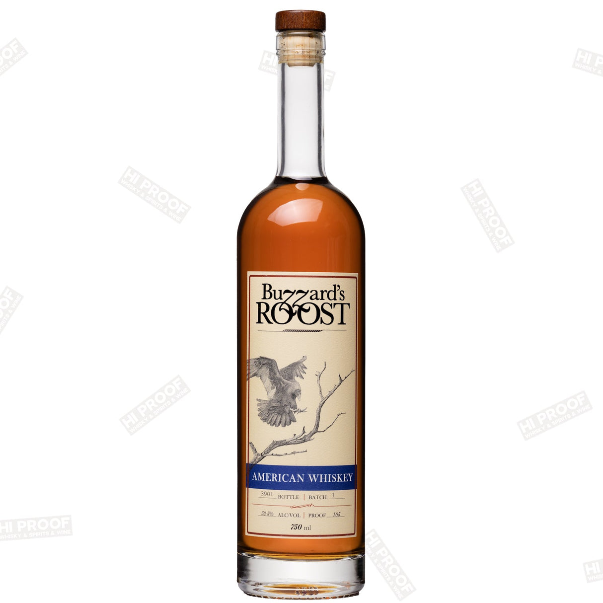 Buzzard's Roost American Whisky 105 PROOF 750ml - Hi Proof - Buzzard's Roost
