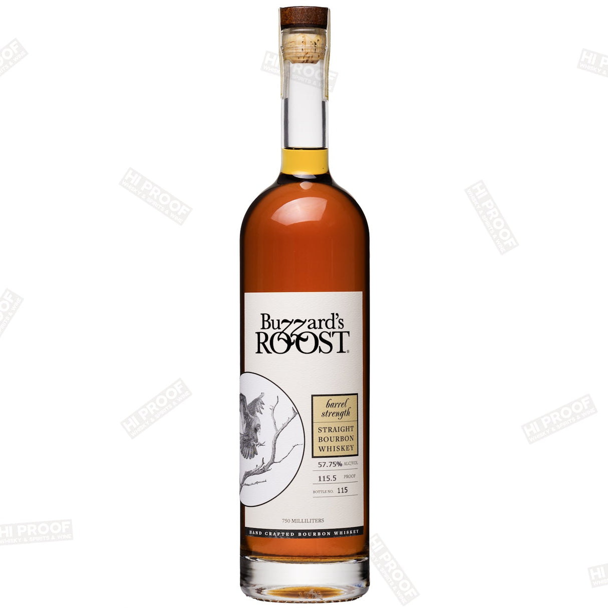 Buzzard's Roost Barrel Strength Straight Bourbon 750ml - Hi Proof - Buzzard's Roost
