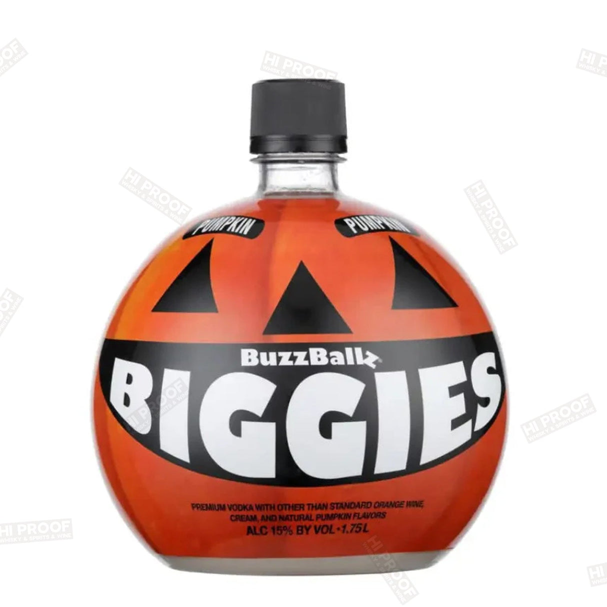 Buzzballz Biggies Pumpkin Pre - Mixed Cocktails 1.75 - Hi Proof - Buzzballz