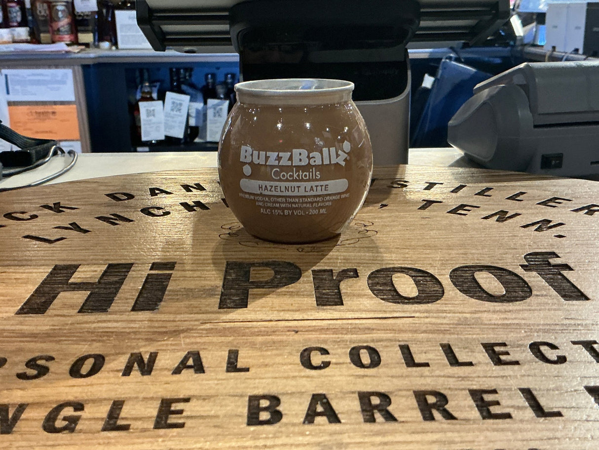 Buzzballz Hazelnut Latte 200ml - Hi Proof - Buzzballz