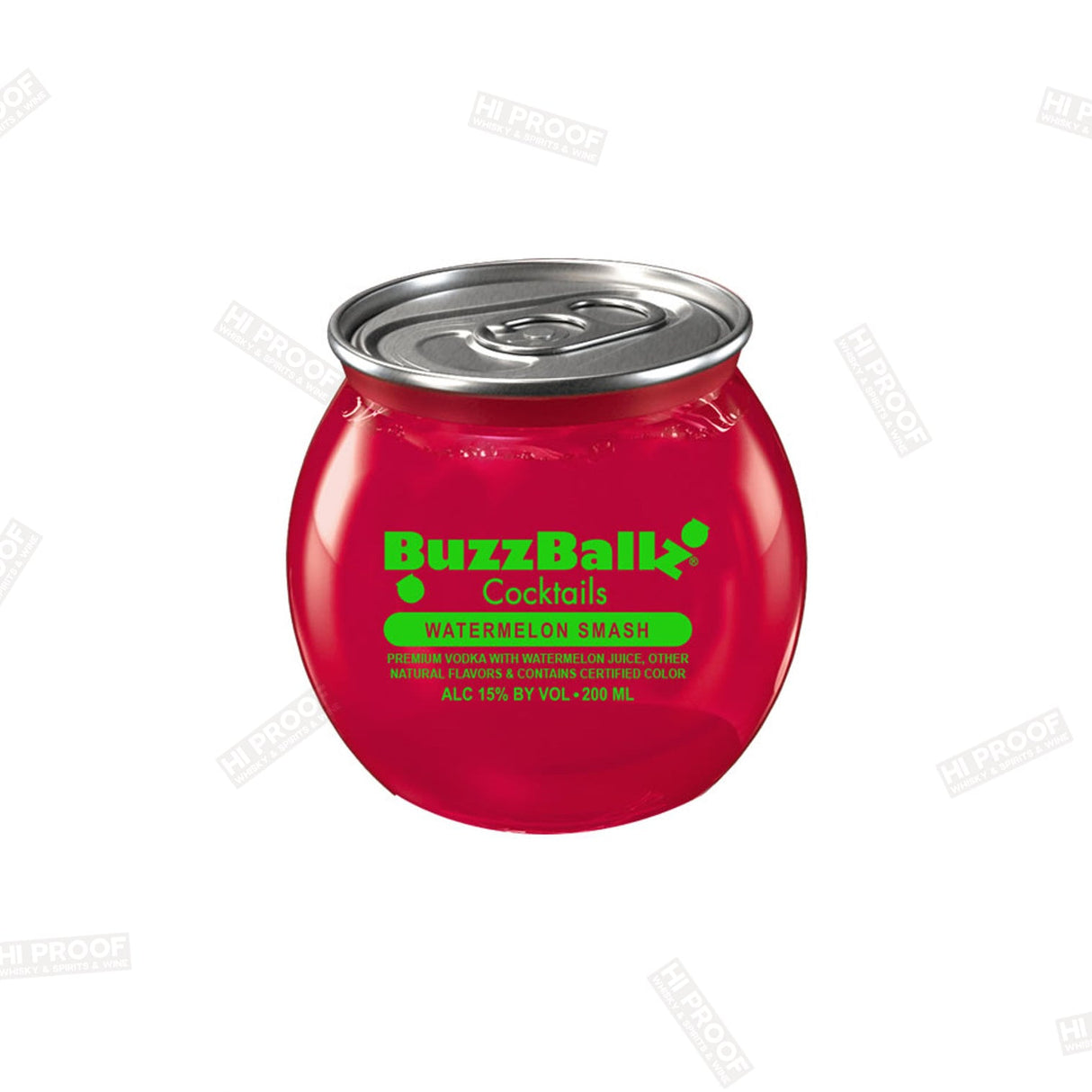 Buzzballz Watermelon Smash 200ML - Hi Proof - Buzzballz