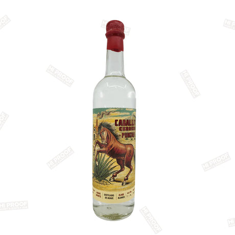 Caballito Cerrero Azul Blanco Puntas 70.6% Alc 750ml - Hi Proof - Caballito Cerrero