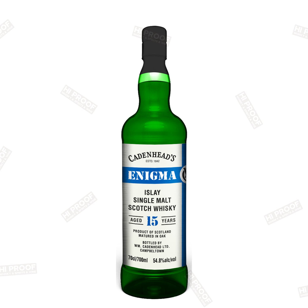 Cadenhead's Enigma 15 Year Old Islay (54.8 Alc) Single Malt Scotch Whisky - Hi Proof - Cadenhead