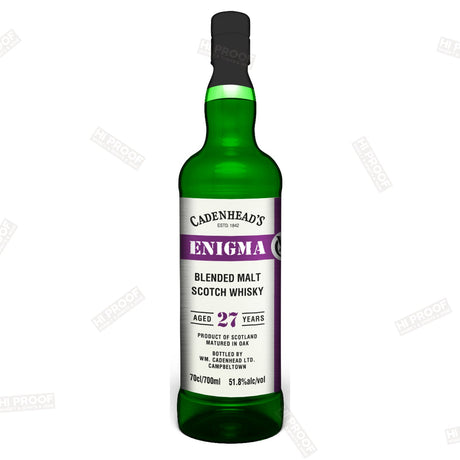Cadenhead's Enigma 1997 27 years old Blended Malt Whisky From Scotland 700ml - Hi Proof - Cadenhead