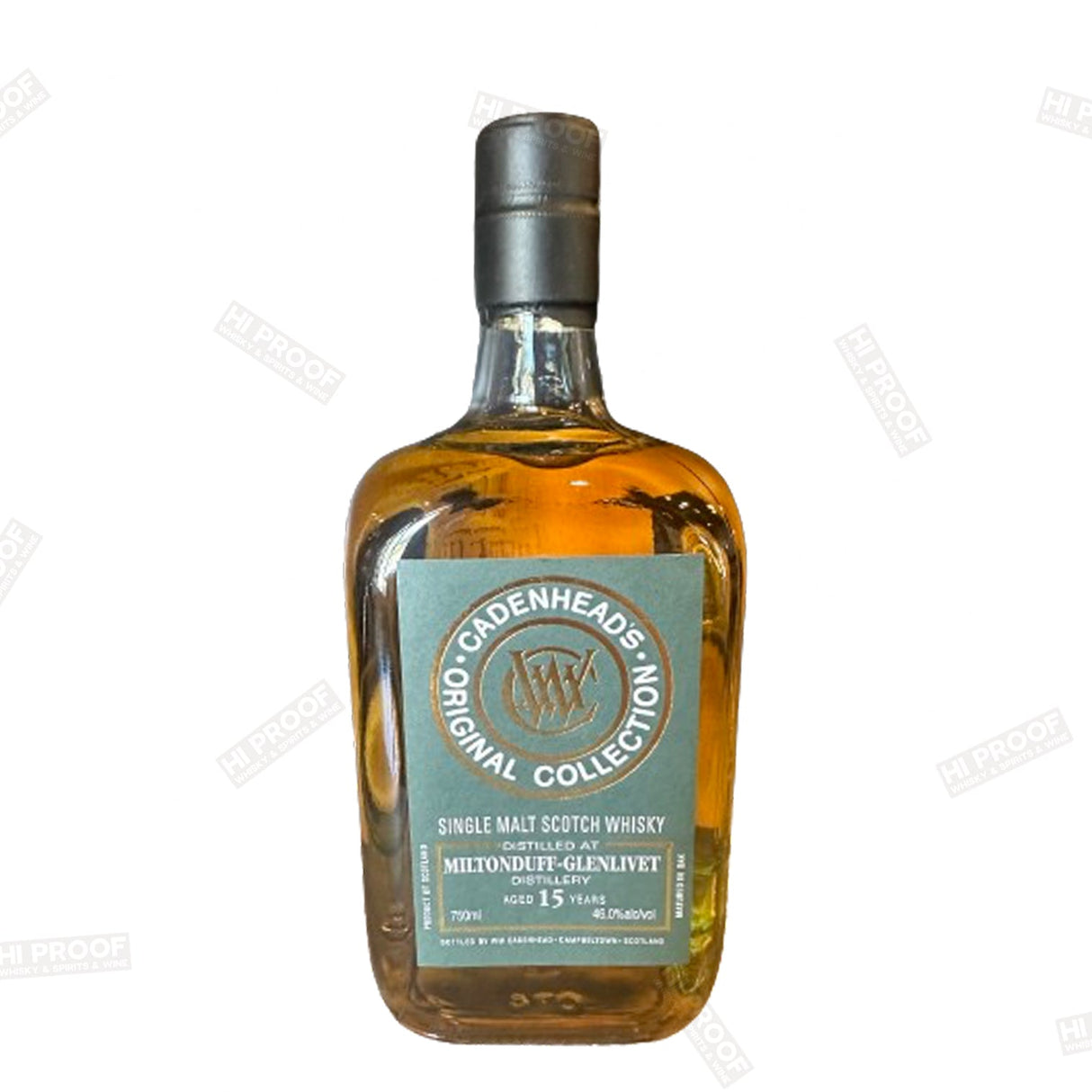 CADENHEAD'S MILTONDUFF GLENLIVET 2008 15 YEAR 92 PROOF - Hi Proof - Cadenhead