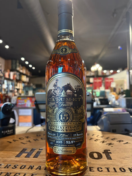 Calumet Farm 15 Year “single Rack Black” Straight Bourbon Whisky 105 Proof (750 ml) - Hi Proof - Calumet Farm