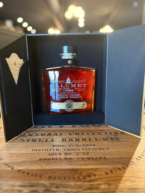 Calumet Farm 17 - Year Bourbon Glass Decanter 117 Proof (750 ml) - Hi Proof - Calumet Farm