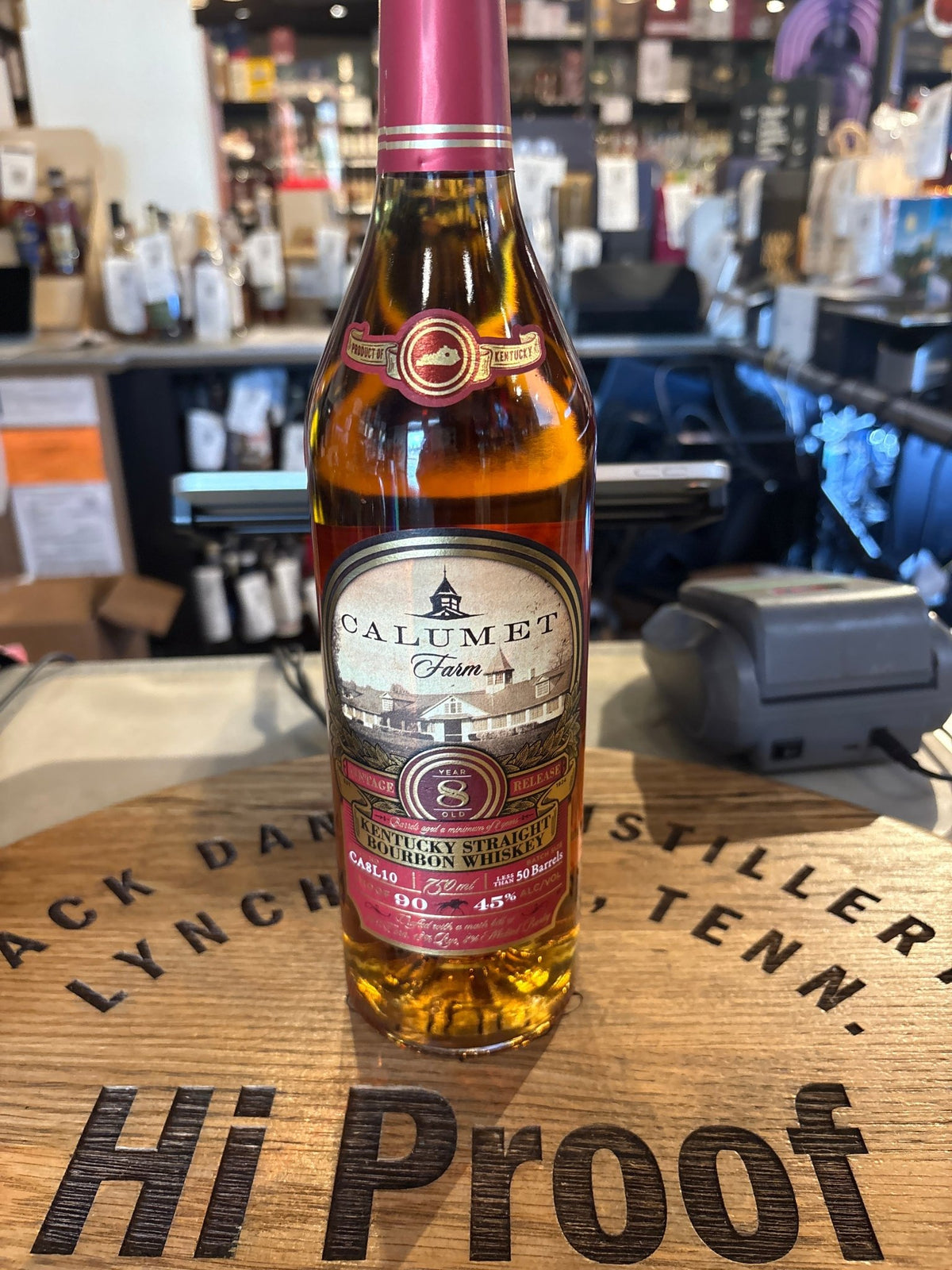 Calumet Farm Bourbon 8 year Bourbon 750ml - Hi Proof - Calumet Farm