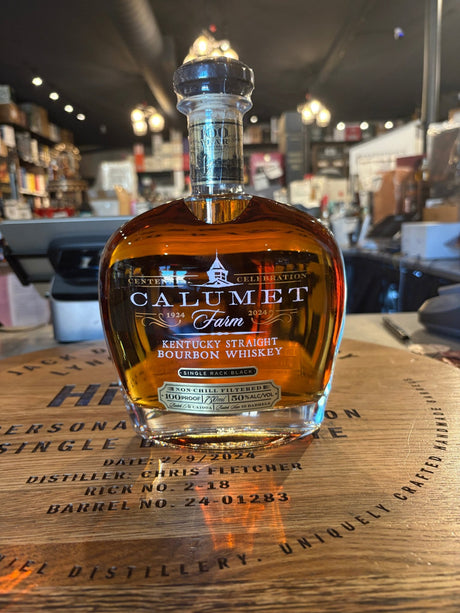 Calumet Farm Single Rack Centennial Bourbon 100 Proof (750 ml) - Hi Proof - Calumet Farm