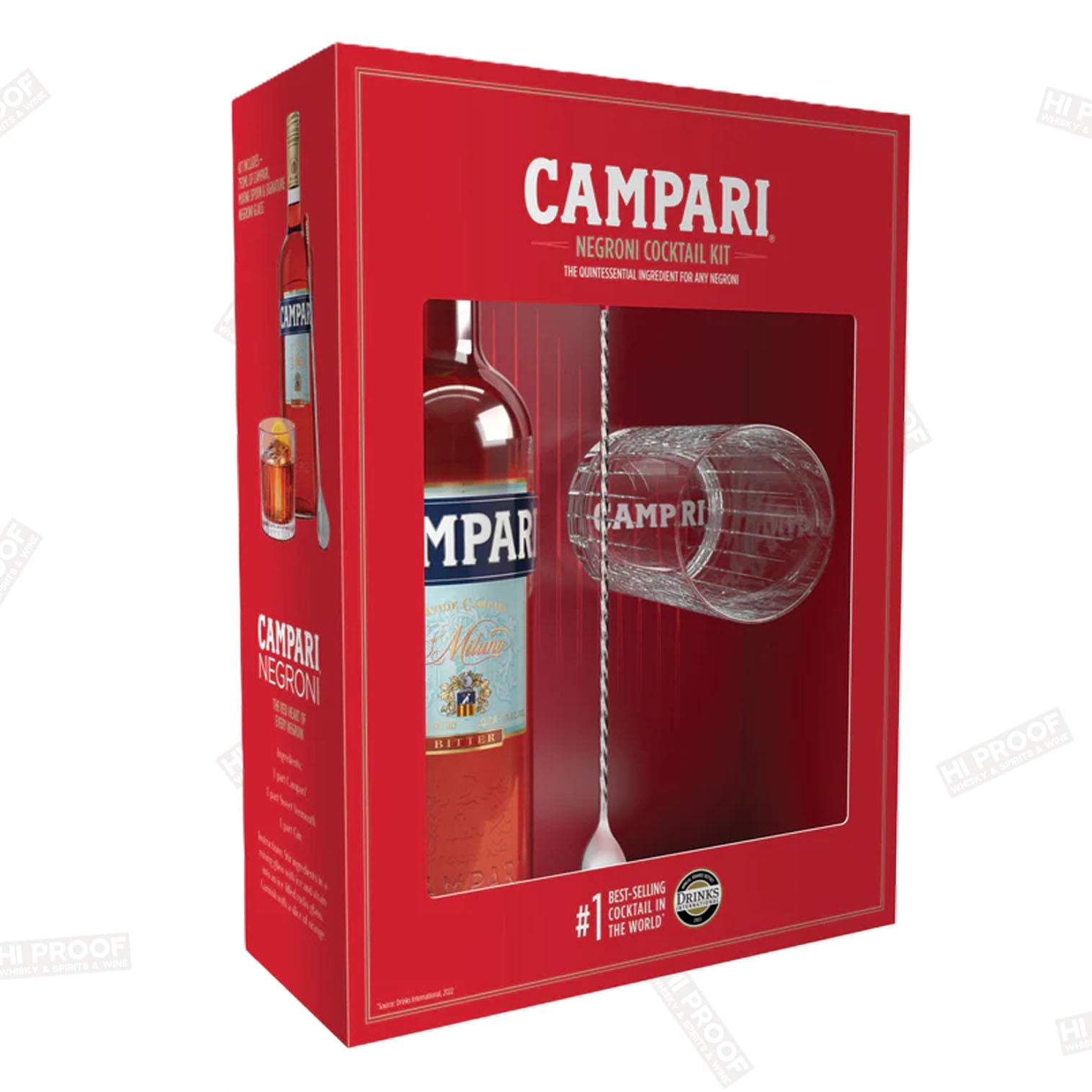 Campari Negroni Cocktail Kit - Complete Set – Hi Proof