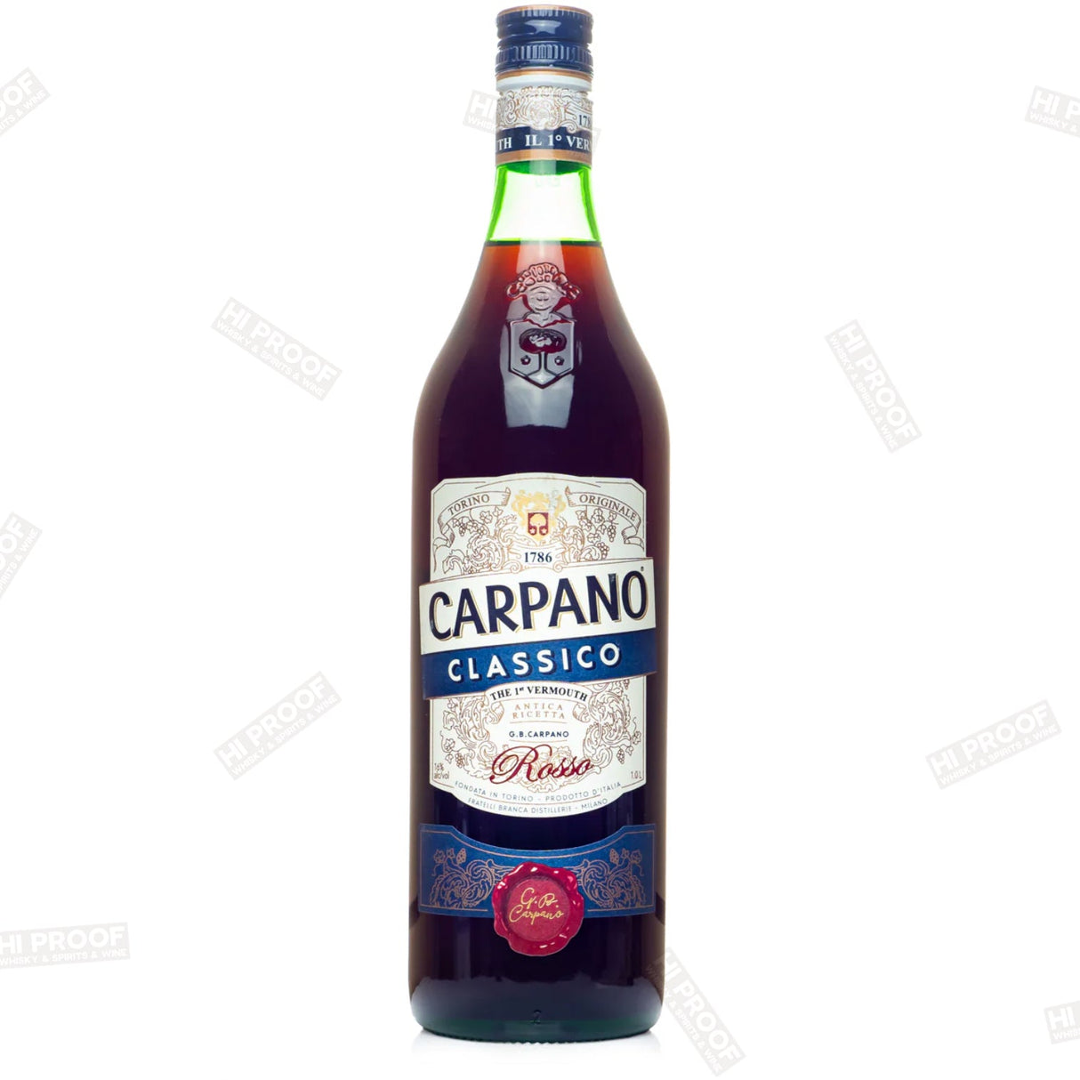 Carpano Classico Rosso Vermouth 750ml - Hi Proof - Carpano