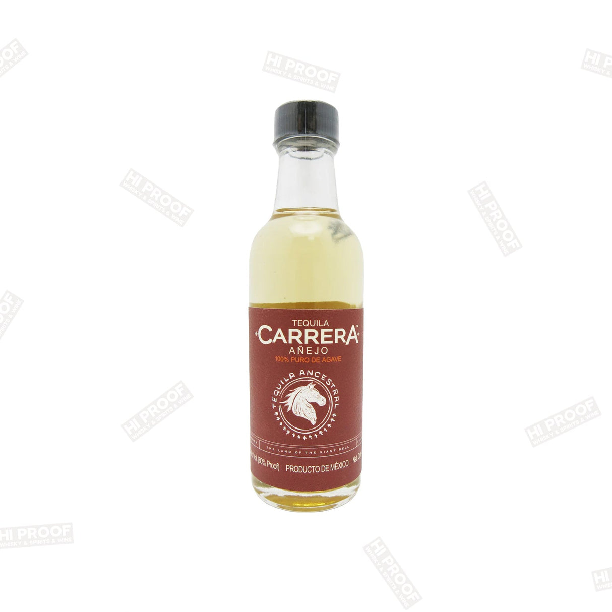 Carrera Tequila Anejo 50ml - Hi Proof - Carrera