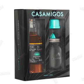 Casamigos Anejo with Mason Jar Juicer 750ml - Hi Proof - casamigos