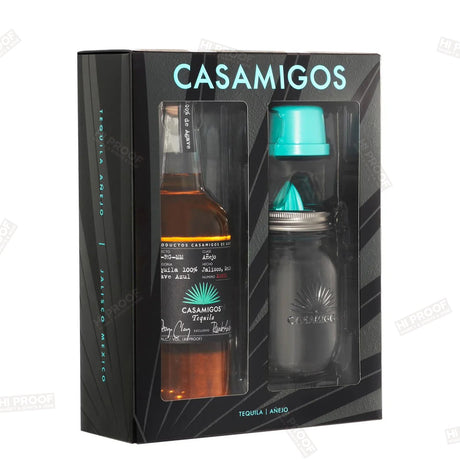 Casamigos Anejo with Mason Jar Juicer 750ml - Hi Proof - casamigos