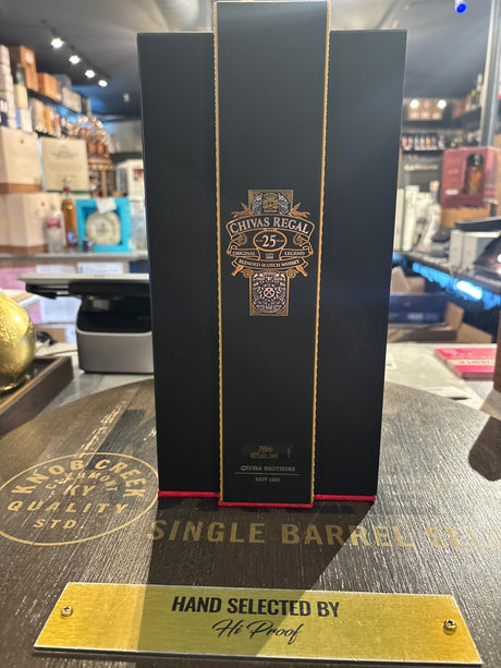 Chivas Regal 25 Year Old Scotch Whisky 750ml - Hi Proof - Chivas Regal