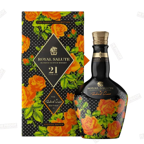 Chivas Regal Royal Salute Richard Quinn Orange Edition II Blended Scotch Whisky 700ml - Hi Proof - Royal Salute