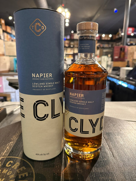 Clydeside Napier Lowland Single Malt Scotch 700ml - Hi Proof - Clydeside