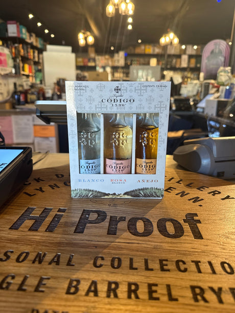 Codigo 1530 Tequila 50 ml * (Blanco/Rosa/Anejo) Pack - Hi Proof - Codigo