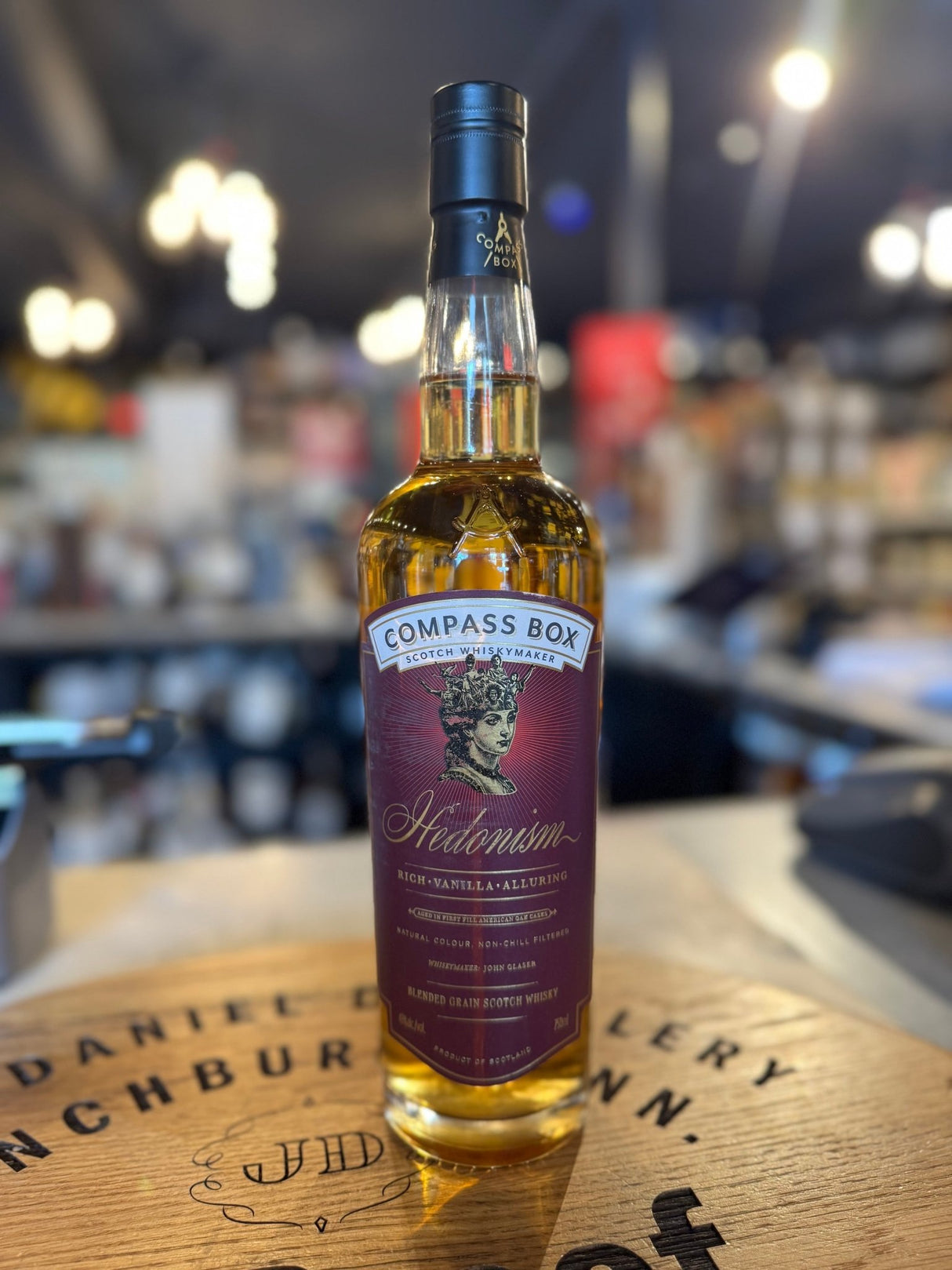 Compass box Hedonism Blended Grain Scotch Whisky 750ml - Hi Proof - Compass Box