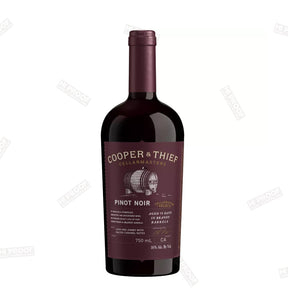 Cooper & Thief Brandy Barrel - Aged Pinot Noir Red Wine - 750ml Bottle - Hi Proof - Cooper & Thief