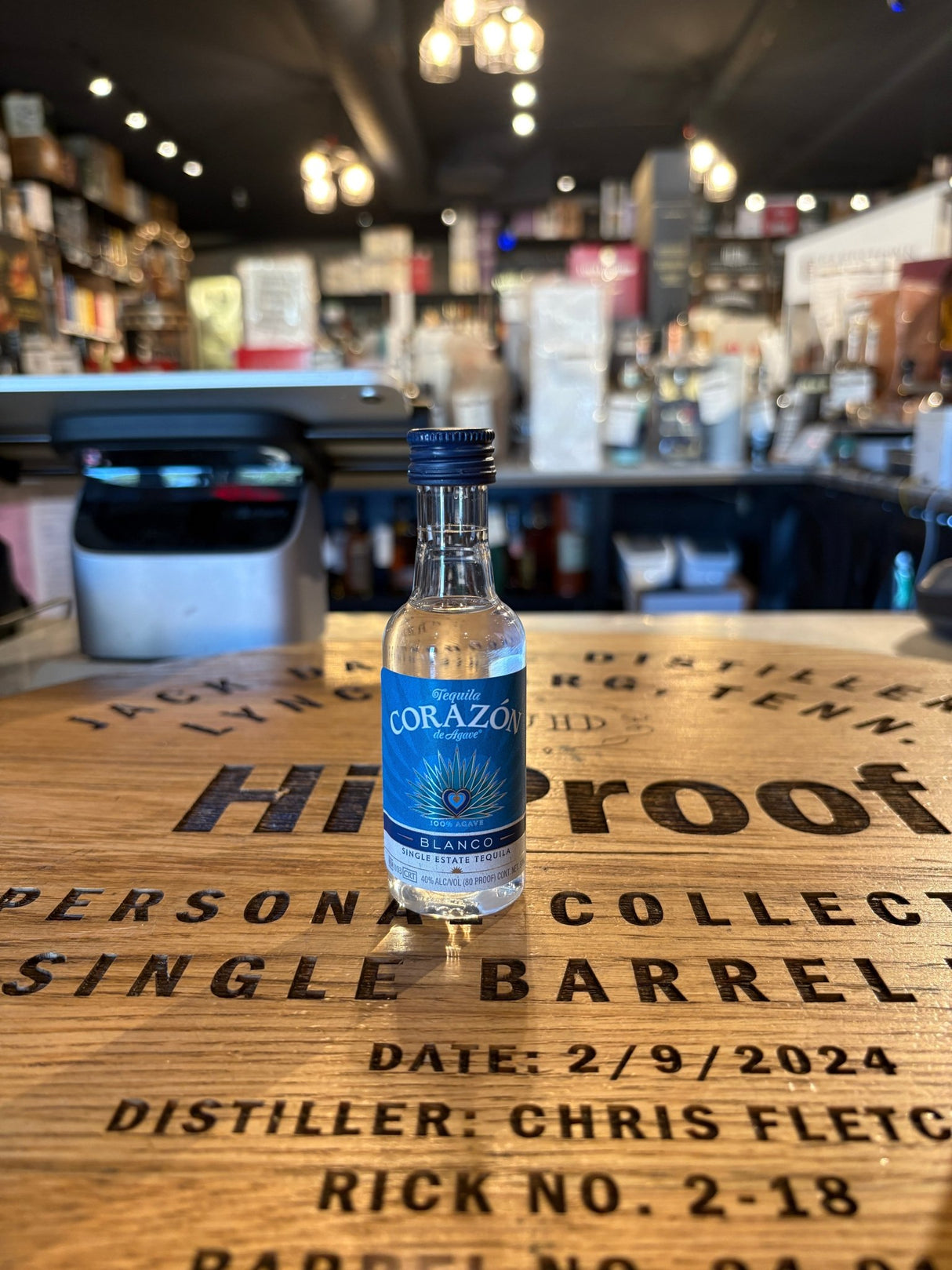 Corazon Blanco Tequila 50mL (Mini) - Hi Proof - Corazon
