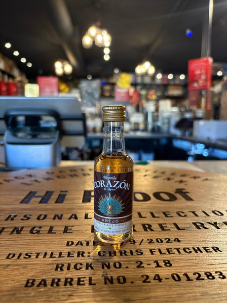 Corazon de Agave Anejo Tequila 50mL (Mini) - Hi Proof - Corazon