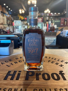Corbin Cash 1917 Barrel Proof 5 Year Rye 123 PROOF - Hi Proof - Corbin Cash