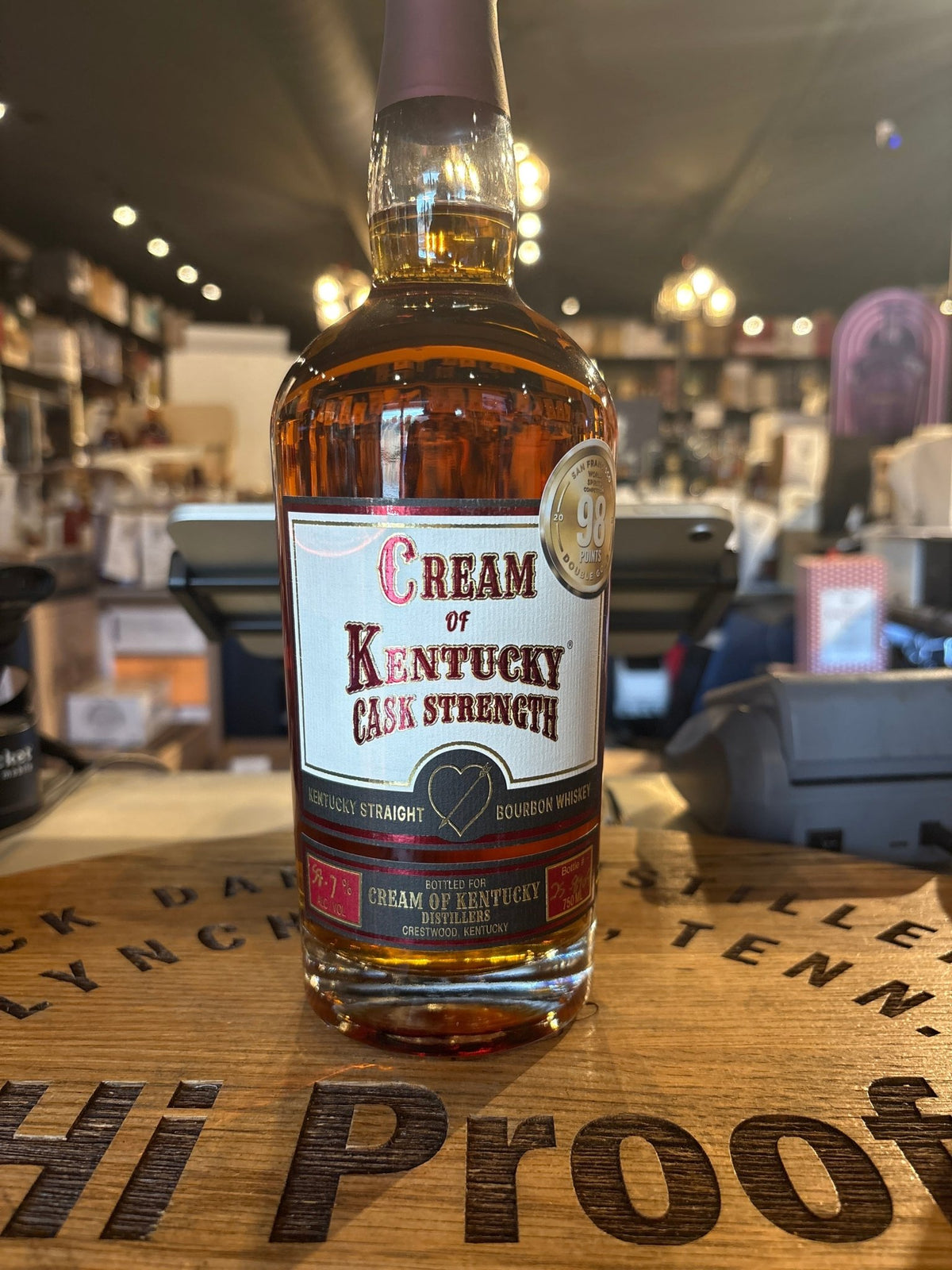 Cream of Kentucky Cask Strength Kentucky Straight Bourbon Whiskey 750ml 59.7% abv - Hi Proof - Cream of Kentucky