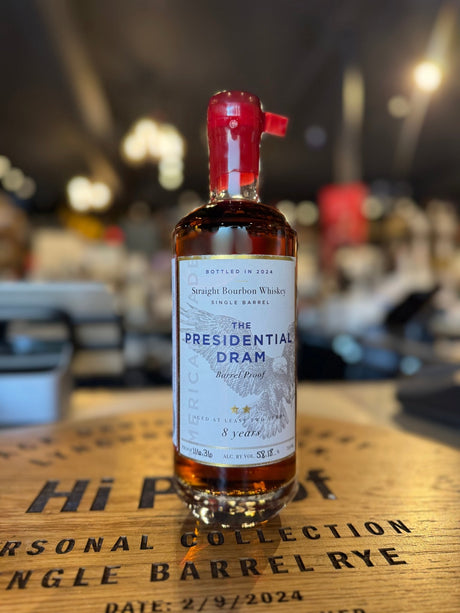 Deal! The Presidential Dram 8 Year Barrel Proof 116.3 Proof Bourbon Whisky 700ml. MGP - Hi Proof - The Presidential Dram