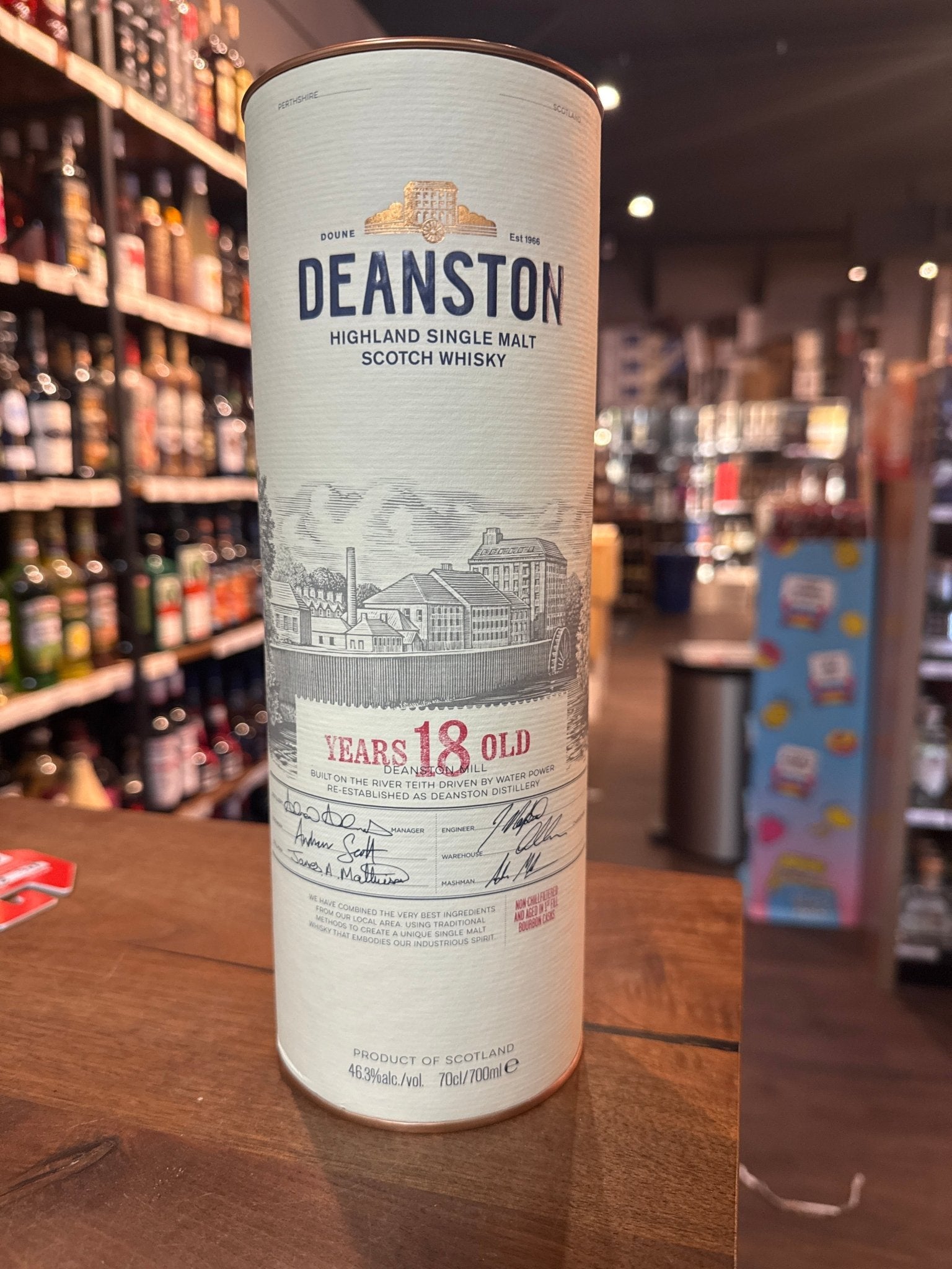 Deanston 18 Year Single Malt Scotch Whisky – Hi Proof