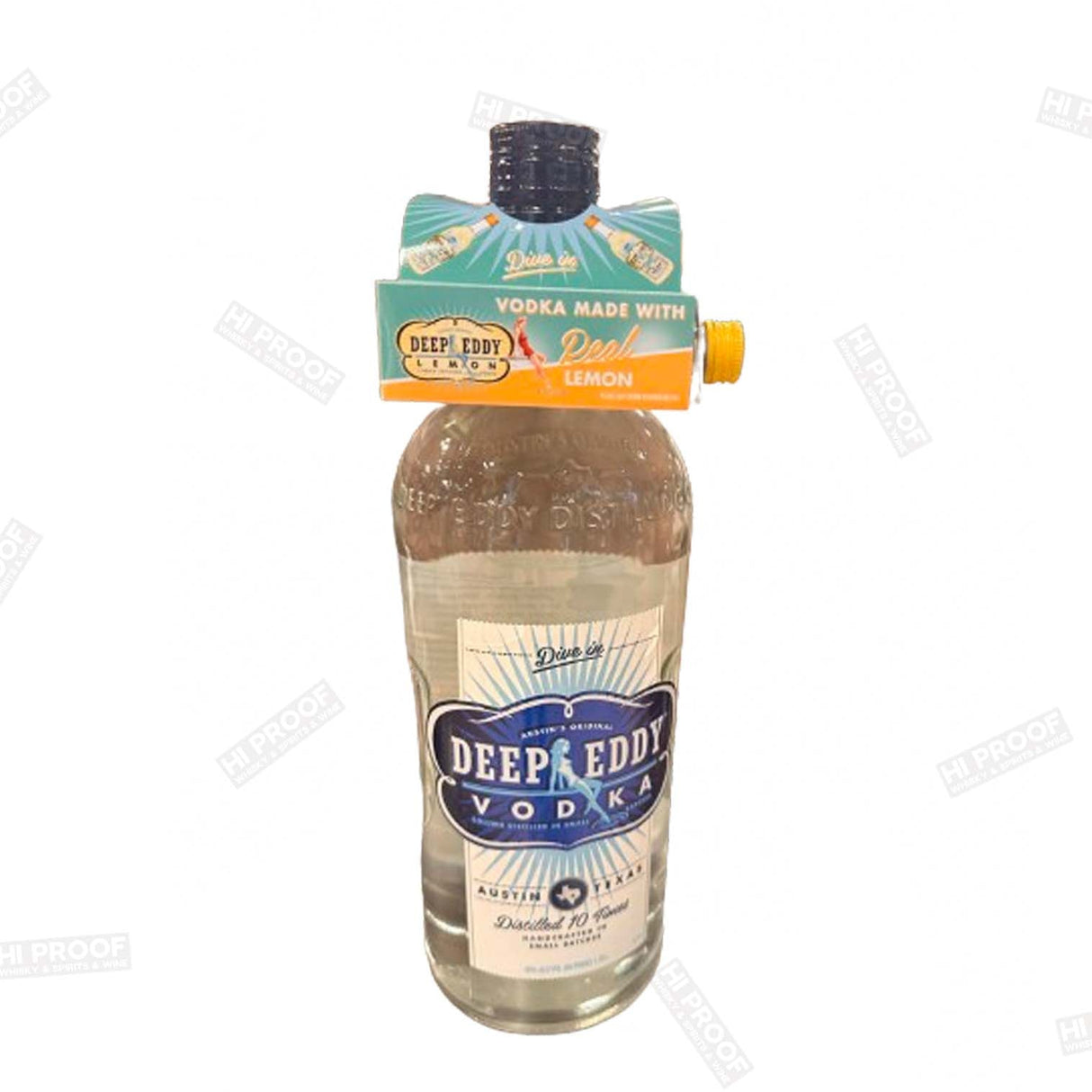 Deep Eddy Vodka 1.75L with 50ml Lemon Vodka - Hi Proof - Deep Eddy