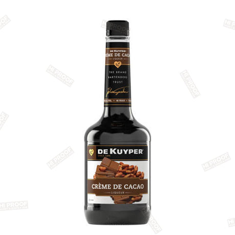 DeKuyper Dark Creme De Cacao Liqueur 1L - Hi Proof - DeKuyper